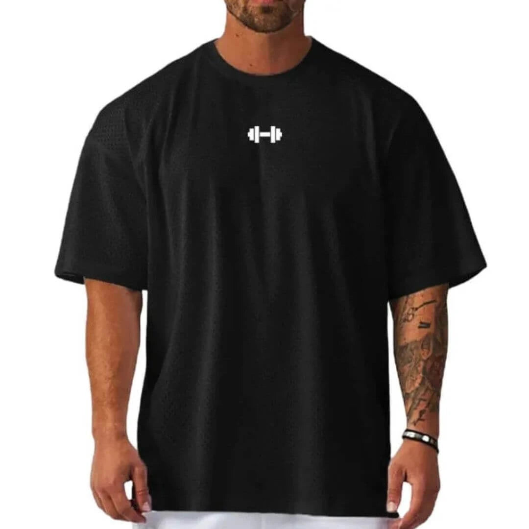 camiseta oversized algodão