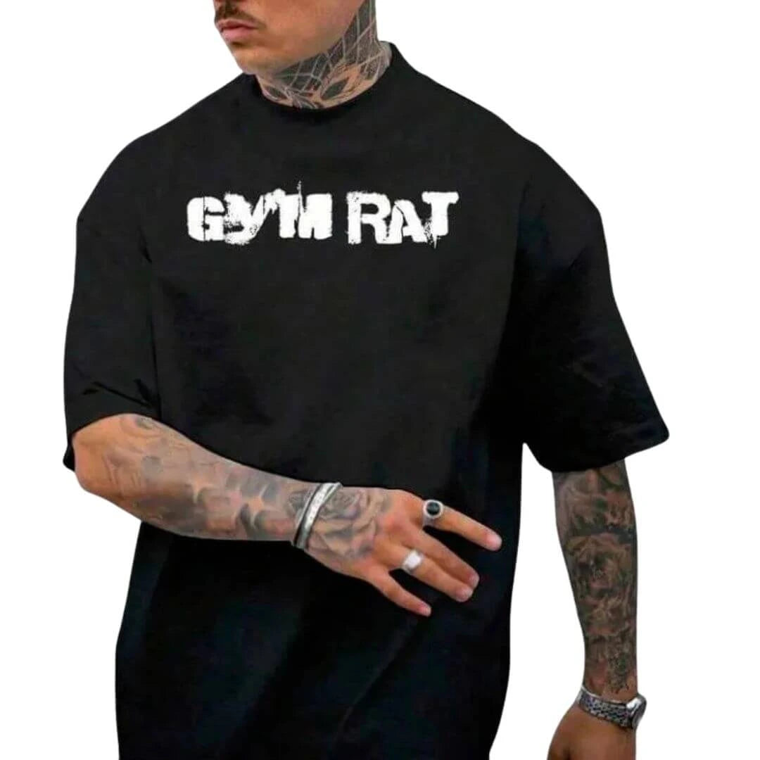 camiseta oversized masculina estampada