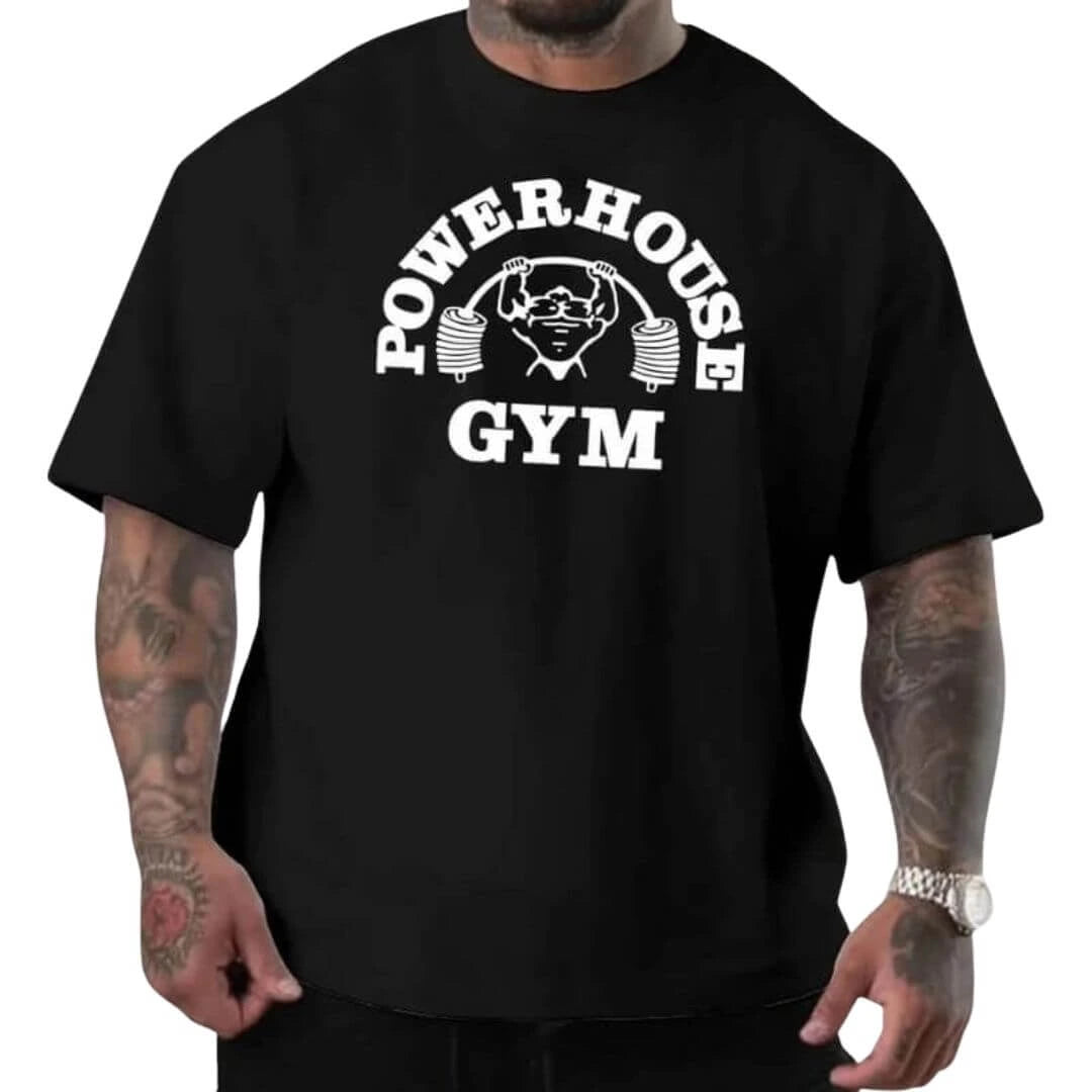 camisa masculina oversized, preta com estampa 